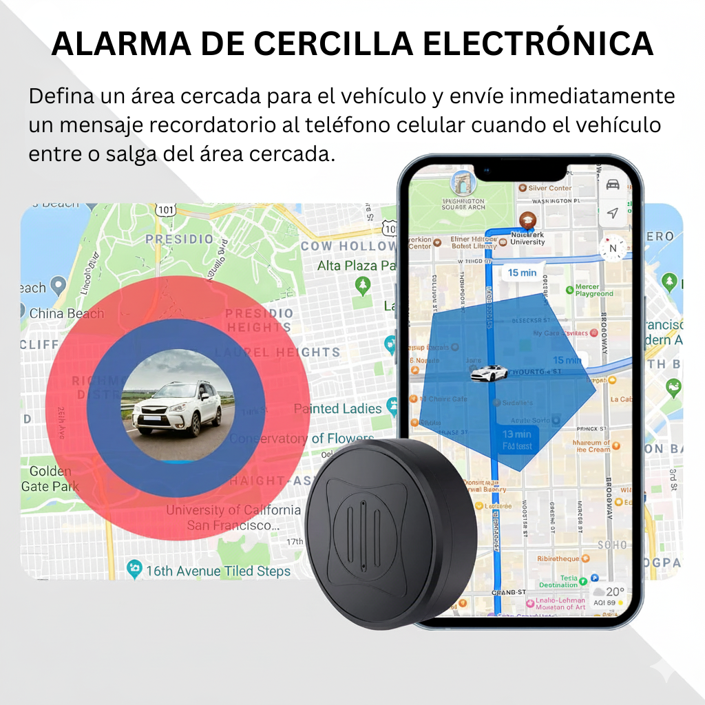 Mini GPS Rastreador para Coches y Mascotas